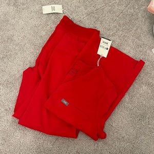 Figs red scrubs too and bottom
